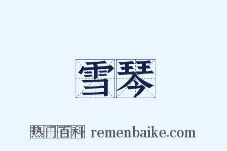 雪琴是什么意思的图片